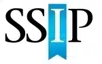 SSIP logo with a blue ribbon accent
